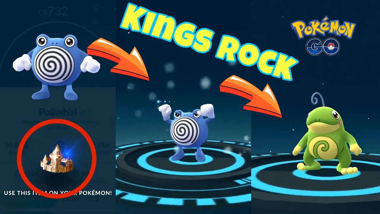 FINALLY!!! EVOLVING POLIWHIRL to POLITOED with KINGS ROCK special item ...