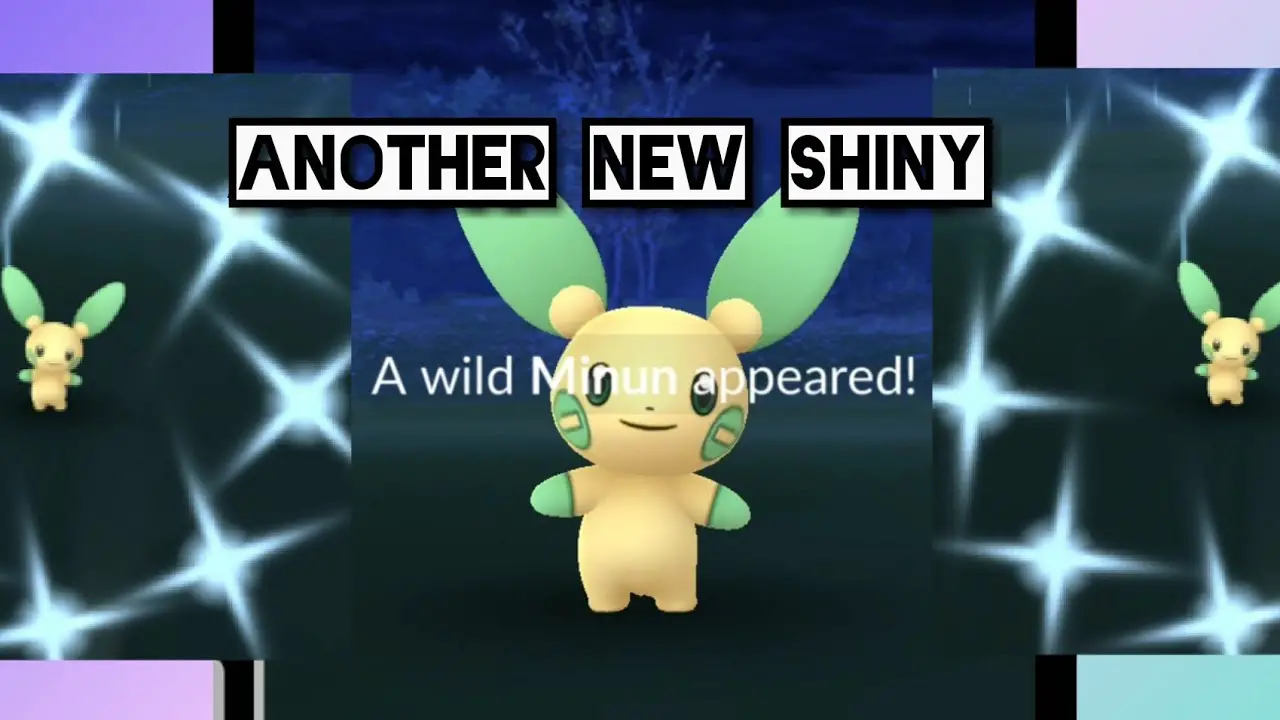 First Ever Shiny Minun in Pokemon Go!