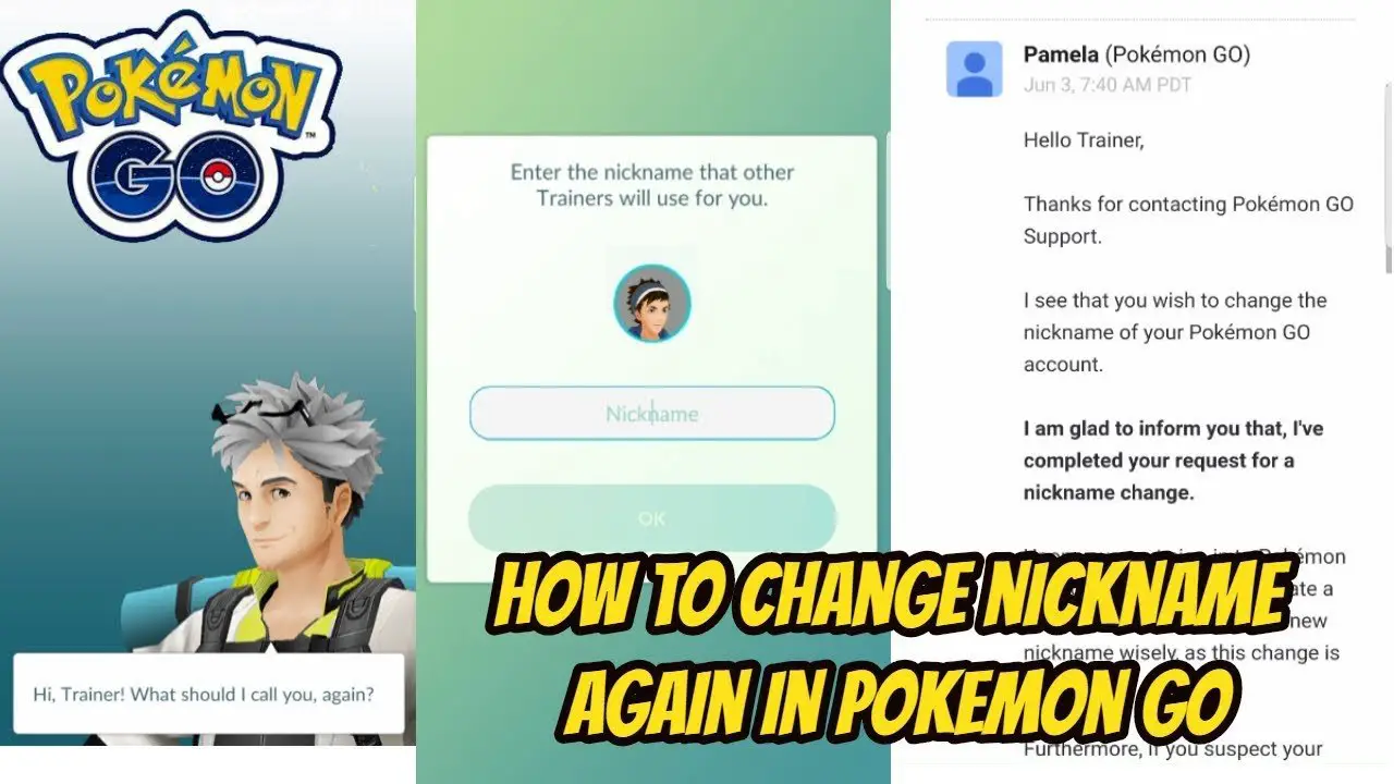 How to Change Nickname Second Time in Pokemon Go