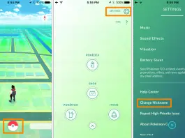 how to change your player name in pokemon go