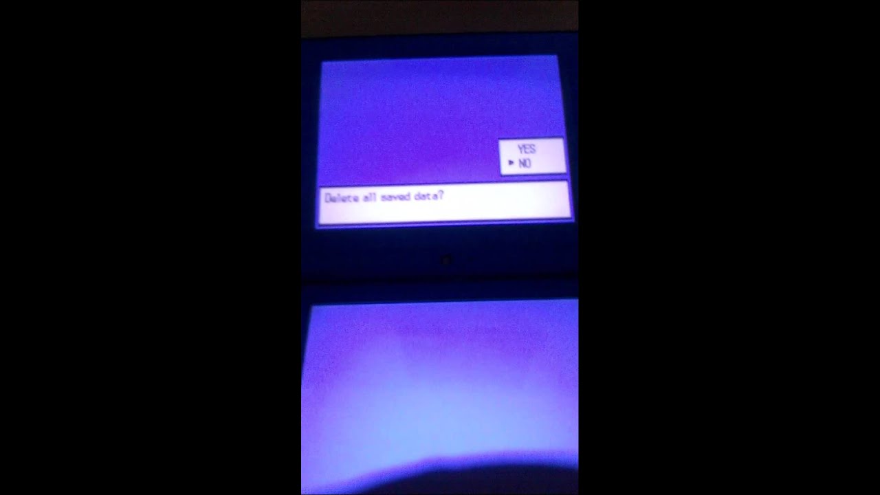 How to delete a save file on Pokemon black and Pokemon ...