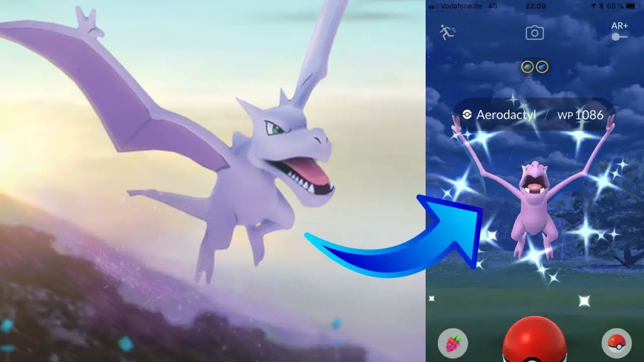 HOW TO EASILY GET SHINY AERODACTYL IN POKEMON GO! THE BEST TRICK!