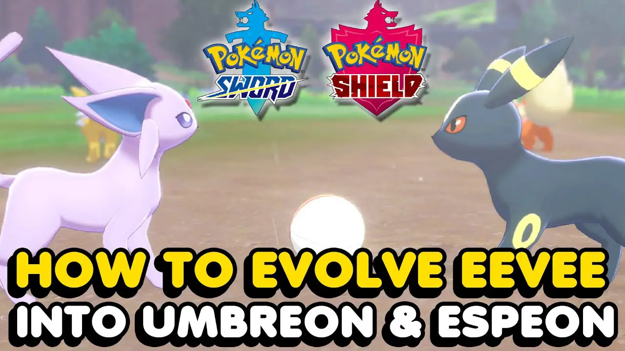 How To Evolve Eevee Into Umbreon And Espeon In Pokemon ...