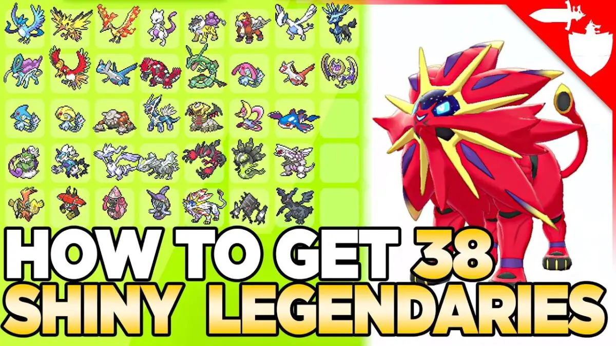 How to Get 38 Shiny Legendary Pokemon &  Shiny Odds  Sword ...