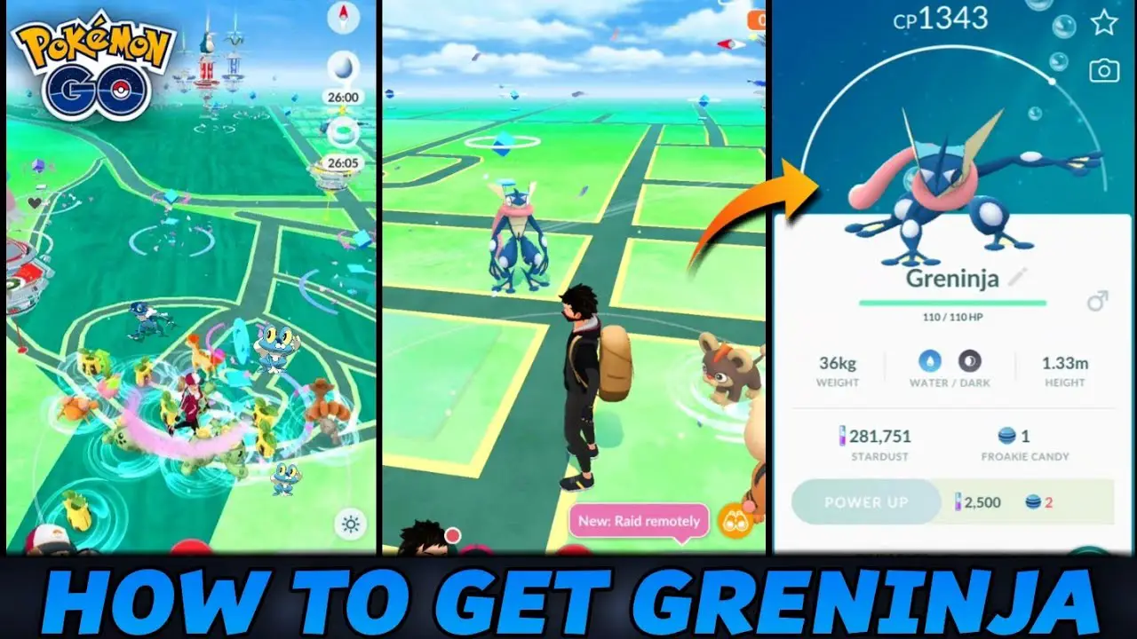How to get greninja in Pokemon go