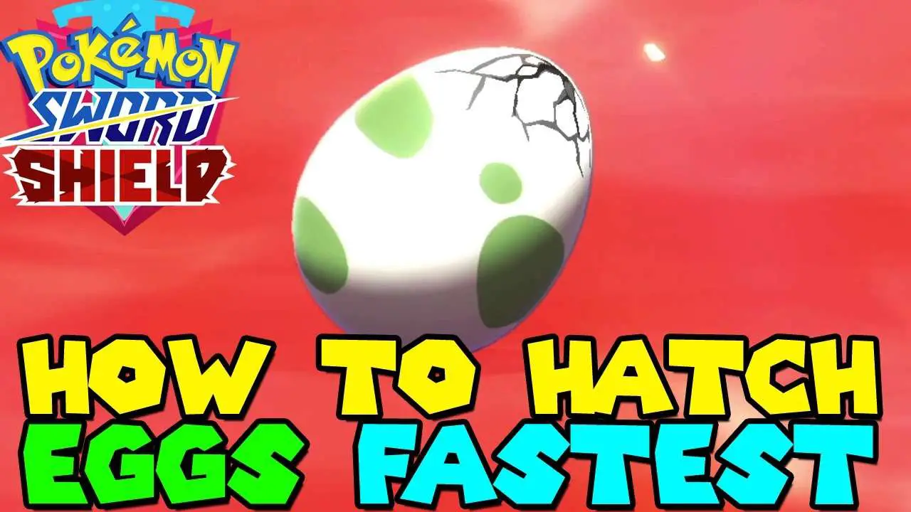 How to HATCH EGGS FASTEST WAY possible in Pokemon Sword &  Shield