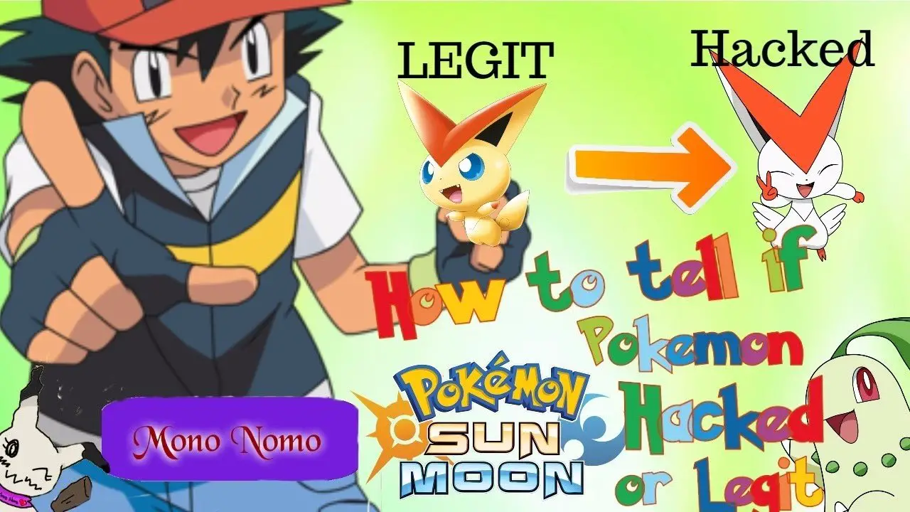 how to tell what pokemon is hacked or legit youtube