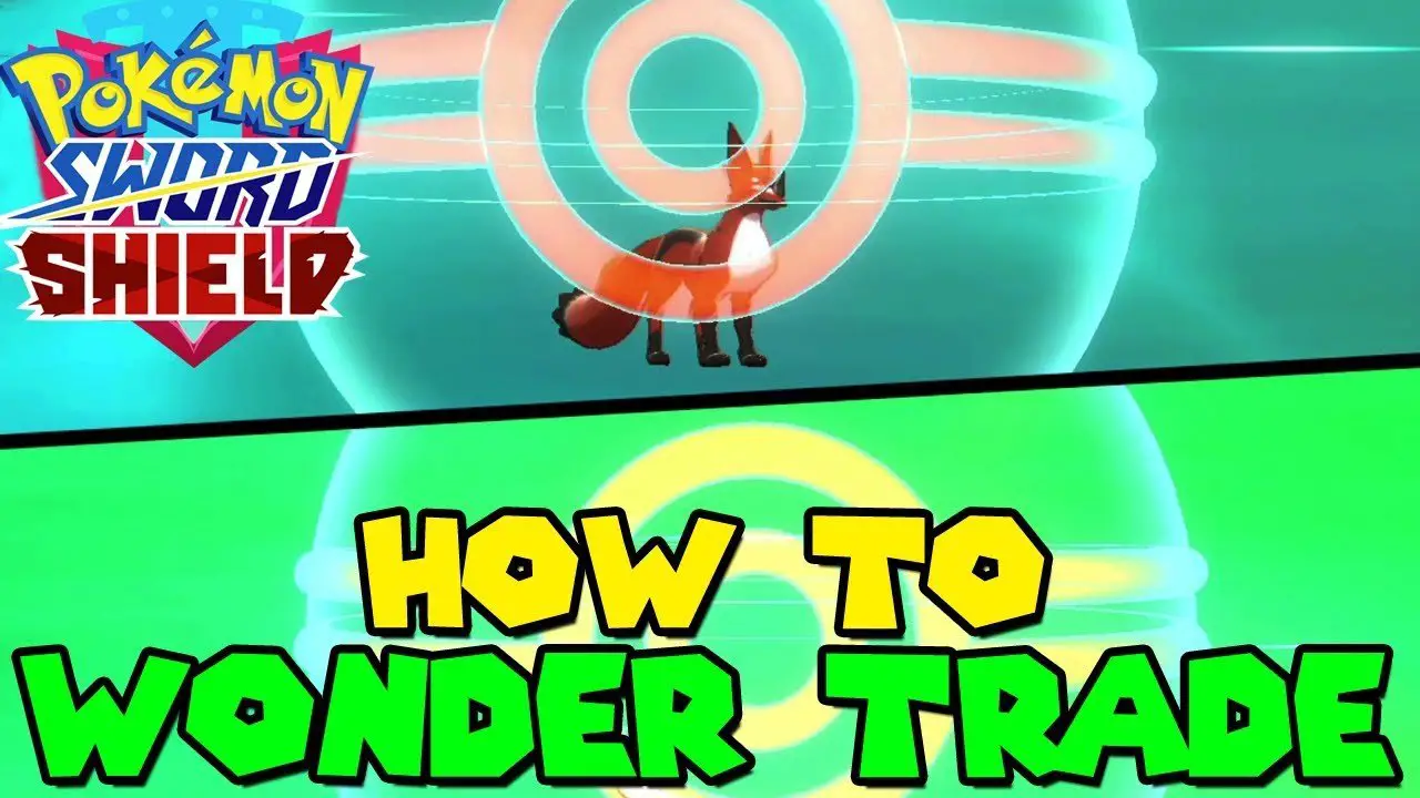 How to WONDER TRADE in Pokemon Sword &  Shield
