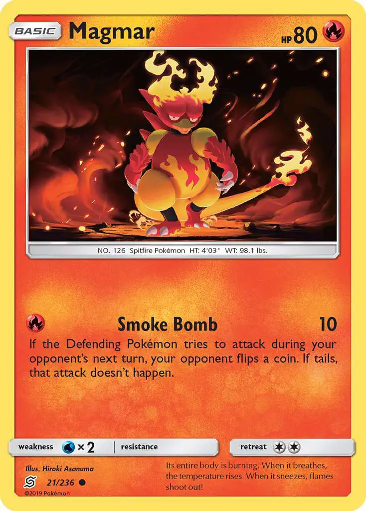 Magmar Unified Minds Card Price How much it