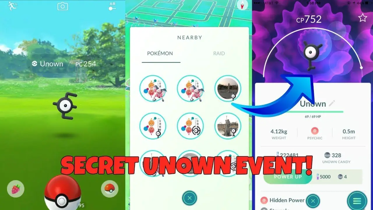 NEW SECRET UNOWN EVENT IN POKEMON GO! HOW TO GET A LOT OF ...
