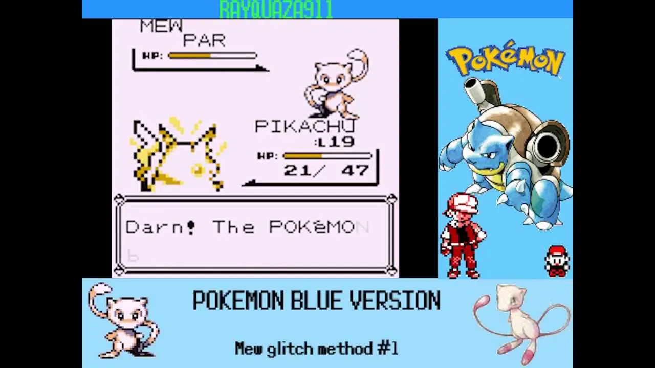 mew for pokemon blue download