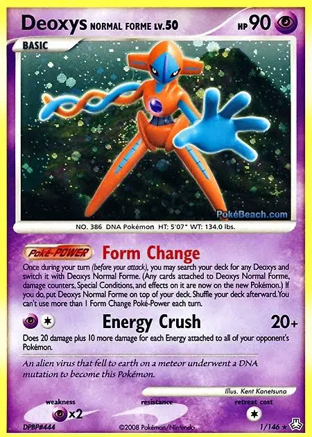 Pokemon Card of the Day: Deoxys Normal Forme (Legends ...