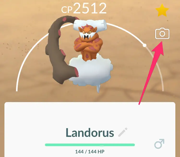 Pokemon Go: How to Take a Snapshot of Landorus