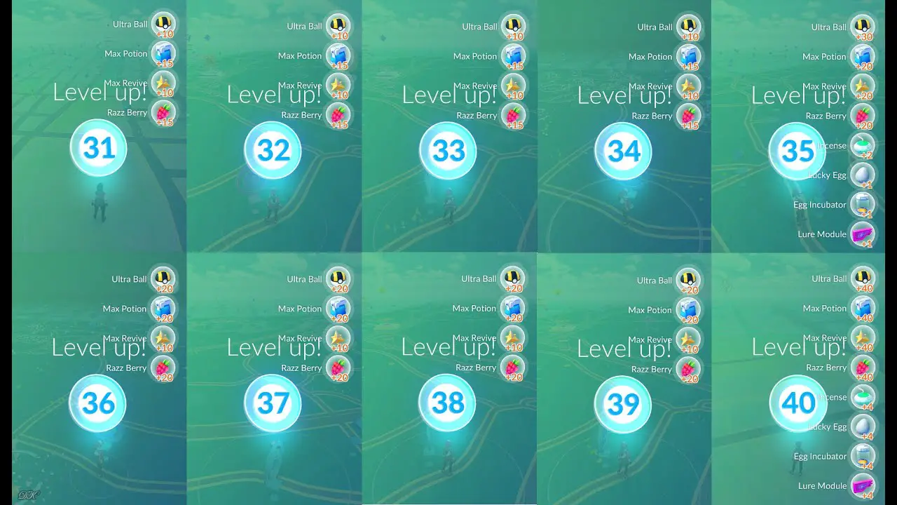 pokemon go level up items and max level cap in full ...
