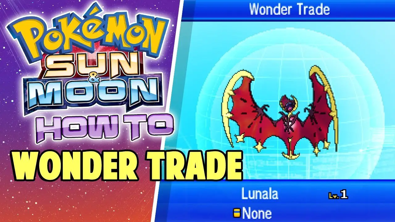 Pokemon Sun and Moon How to Wonder Trade