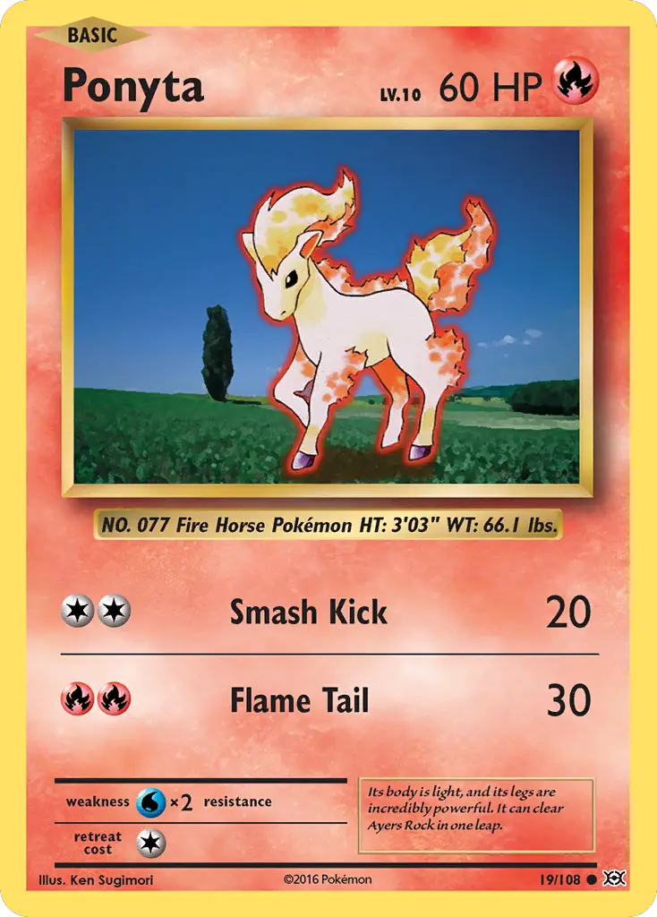 Ponyta Evolutions Card Price How much it