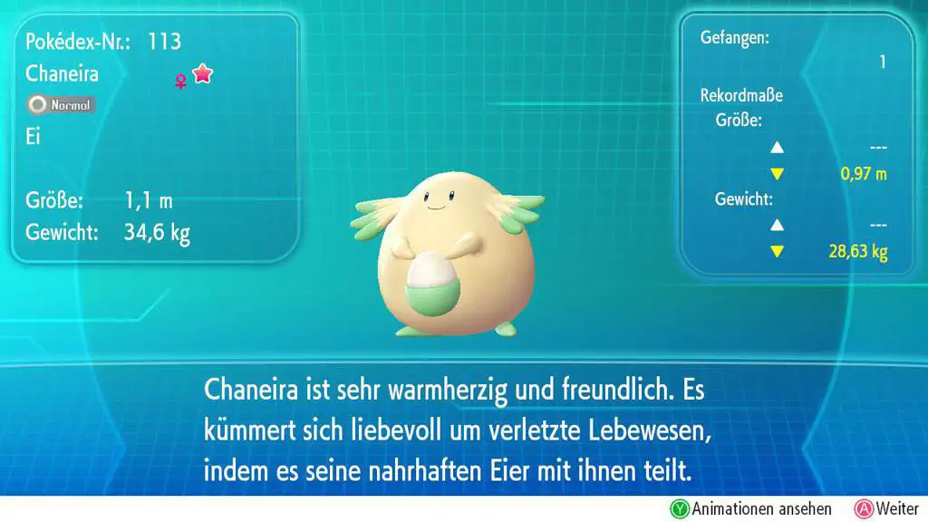 Shiny Chansey in LGE~